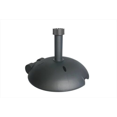 Pied De Parasol À 2 Roues Et Poignée Anthracite, 30 Kg, L 49 X L 51 X H 13 Cm