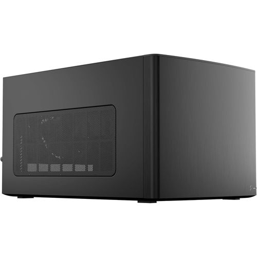 ChenQuanSarl-Node 304 - Black - Mini Cube Compact Computer Case - Small Form Factor - Mini Itx ¿ Mitx - High Airflow - Modular Interior - 3X Silent R2 120Mm Fans Included - Usb 3.0