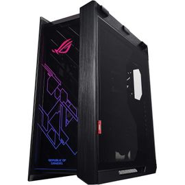 ASFASFq-ASUS ROG Strix Helios RGB Boîtier PC gaming ATX/EATX, Panneaux bilatérales en verre trempé, structure en aluminium, support Carte Graphique, supports pour radiateurs jusqu'à 420 mm et Aura Sy