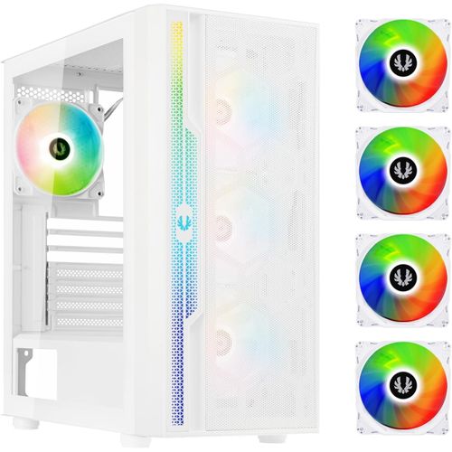 ChenQuanSarl-Boitier Pc Moyen Tour Apollo Argb (Blanc)
