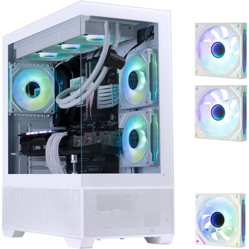 ChenQuanSarl-Boitier Pc Moyen Tour Ceto Basic (Blanc)