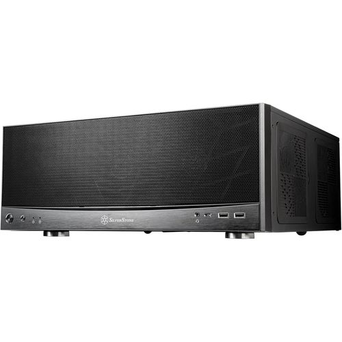 ChenQuanSarl-Technology Sst-Gd11B - Grandia - Grandia Boîtier Pc Htpc Atx Avec Des Performances De Refroidissement Améliorées, Noir