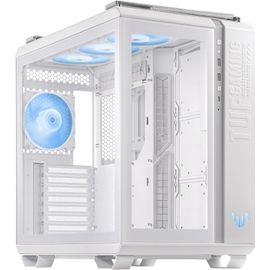 ASFASFq-ASUS TUF Gaming GT502 Plus WT ATX Mid Tower Gaming Case Dual Chamber Design, Independent Cooling Zones for The CPU and GPU, Tool-Free Side Panels, USB 3.2 Gen 2 Type-C Front Panel, 4 ARGB Cas