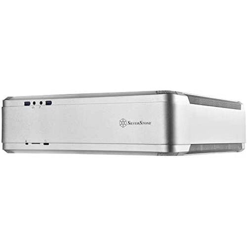 ChenQuanSarl-Sst-Ftz01S-E - Fortress Boîtier Pc Gamer Haut De Gamme Mini-Itx, Psu Atx Optionnel, Argent