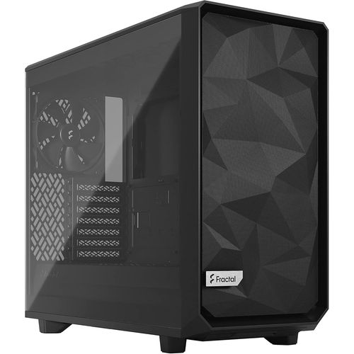 ChenQuanSarl-Meshify 2 Lite Black Atx Flexible Light Tinted Tempered Glass Window Mid Tower Computer Case