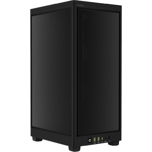 ChenQuanSarl-2000D Airflow Boîtier Pc Mini-Itx - Format Mini-Itx - Panneaux En Acier Maillé - Trois Emplacements Gpu - Optimisé Pour Le Refroidissement - Entrées/Sorties Modernes En Façade - Noir