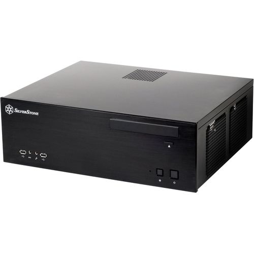 ChenQuanSarl-Sst-Gd04B Usb 3.0 - Grandia Boîtier Pc Htpc Micro Atx, Haute Performance Du Flux D'Air Silencieux, Noir
