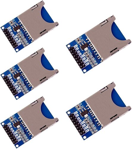 5 pièces SD Card Reader Module SD Card Shield Module Compatible avec Arduino ESP Raspberry Pi