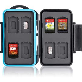 Pial-Boîte De Protection Pour Carte Mémoire Pour 8 Jeux Nintendo Switch ¿ Étui Pour Carte Mémoire ¿ Sac De Voyage ¿ Étui De Protection ¿ Coffre-Fort Pour Carte ¿ Étui ¿ Étui Pour Cartouches