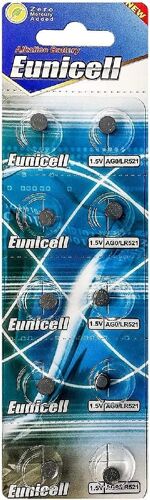 ASON-Lot De 10 Piles Bouton Ag0 Type Lr63 Lr521 Sr521W 379