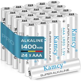 Piles Aaa (Lot De 24), Piles Alcalines Aaa, Piles Jetables, 1,5 V Micro Lr03, Lot De 24 Piles Aaa, 1400 Mah[Z998]