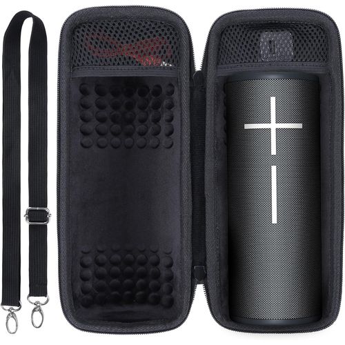 Dur Étui Housse Cas Compatible avec Ultimate Ears MEGABOOM 4 /MEGABOOM 3 Enceinte Bluetooth Portable (Noir)