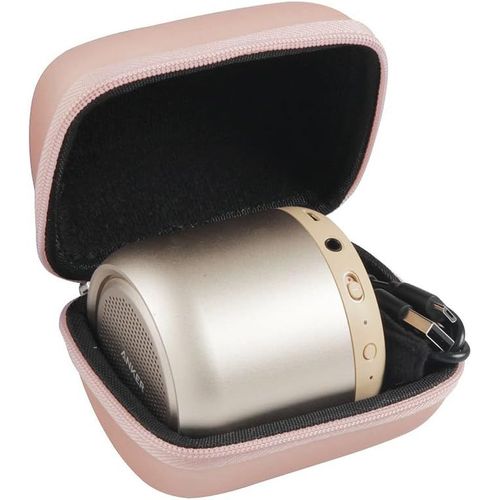 ChicSlick-Voyage Étui Rigide En Eva Rigide Pour Son Ancre Core Mini Super Haut-Parleur Portable Bluetooth Speaker De Hermi Tshell (Golden De Rose)[X676]