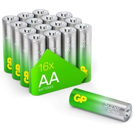 ASON-Piles Aa 1,5 V Super Alcalines Longlife G-Tech-Lot De 16 Piles Aa R6