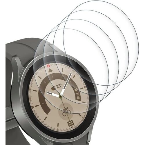 Kal-[Lot De 4 Films Protecteurs D'écran Pour Samsung Galaxy Watch 5 Pro] Samsung Galaxy Watch 5 Pro Film De Protection D'écran En Tpu Souple Hd Film De Protection D'écran Ultra Clair Sans Bulles