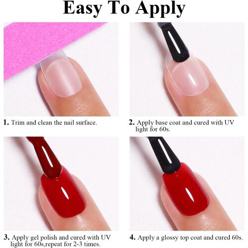 Neon Purple Gel Nail Polish, 1pcs Midnight Purple Gel Polish Soak Off Uv Led Gel Polish, Long Lasting, Nail Art Manicure Salon Diy At Home For Autumn And Winter (10 Ml) 