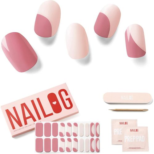 Uur-Autocollant Ongle, 20pcs Vernis Autocollant Ongles Uv,Faux Ongles Autocollants,Extra Long Finition Brillante Nail Art, Bandes D'ongles En Gel, Semi Durci Nail Stickers,Cadeau Femme,Audrey 