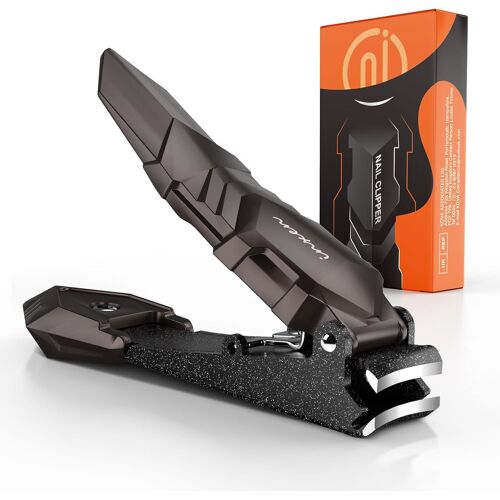 Jgd-Cadeau Homme Noel Coupe-Ongles Professionnel Avec Récipient De Collecte ¿ Acier Inoxydable Pour Ongles Épais Et De Pied ¿ Idée Cadeau Homme Original Noël Gadget Insolite Utile 