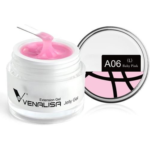 Venalisa Gel Construction Ongle Uv, Complet Builder Gels Et Résines Pour Faux Ongles Formes, Convient Aux Débutants, 50g (Natur Couleur Rose Fumé) 