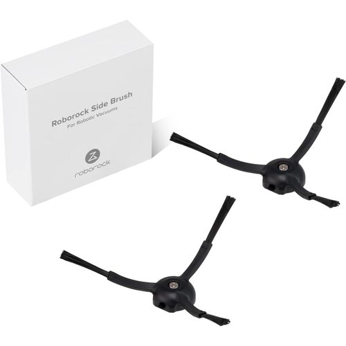 ASFASFq-Accessoires d'origine, brosses latérales en Silicone pour aspirateur série Q7 Max/S7 Max Ultra/S7 Maxv Ultra/S7 Pro Ultra/S8 +/S8 Pro Ultra/Q Revo/Q5 Pro+, Lot de 2 (Noir)