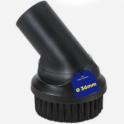 Buse Aspirateur Universel Rond Ø36mm Brosse de Nettoyage de Poussière Adapte à De nombreux Modèles Garantie 10 Ans - Monteral