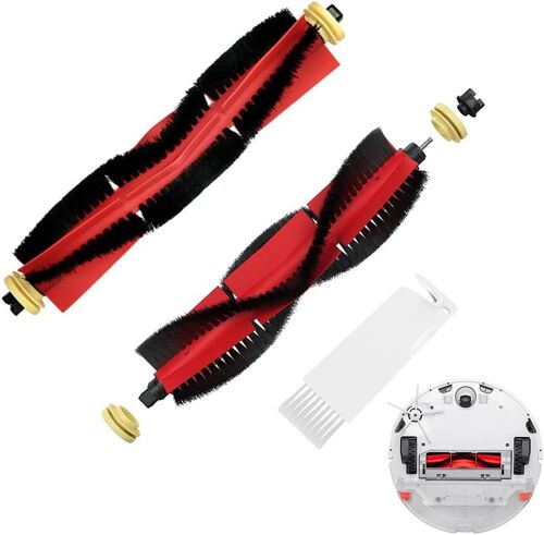 Accessoires pour Le Robot Aspirateur Xiaomi Mi,2 Brosse Principale,1 Outils de Nettoyages,Rechange Accessoires Kit Entretien pour Xiaomi Roborock S5 Max S6 MAXV S50 S55 S6