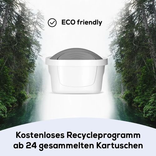 Protect+ Unimax - Pour L'Eau Dure - Pack De 3 Cartouches Filtrantes (Compatible Avec Brita Maxtra)[FIL9260605]