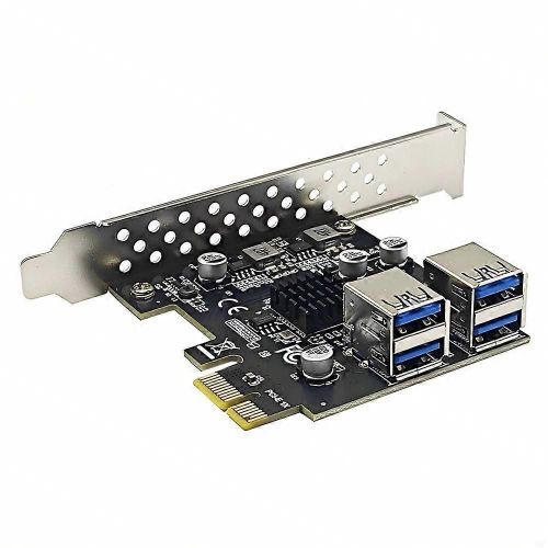 Carte contrôleur adaptateur PCIe USBe USB3.0 HUB USB3.2 GEN1 5 Gbit/s