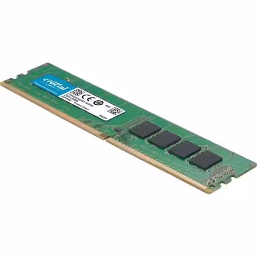 Crucial - DDR4 - module - 8 Go - DIMM 288 broches - 2400 MT/s / PC4-19200 - CL17 - 1.2 V - mémoire sans tampon - non ECC