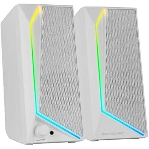 Haut-Parleurs Gaming - MARS GAMING - MS72 - 15W - Éclairage RGB Flow - Plug&Play USB et Jack