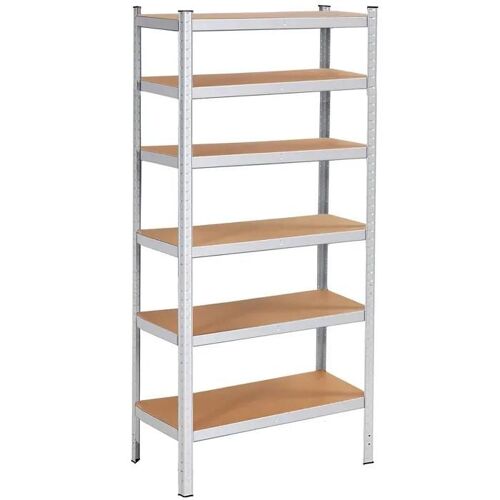 Springos® Étagère en métal pour garage ou cave 110 x 225 x 50 cm, 6 tablettes - max 900kg