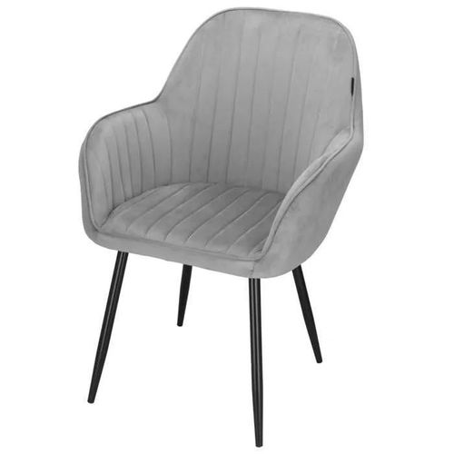 Springos® Fauteuil Rembourré En Velours Avec Dossier, Chaise De Salle À Manger Au Design Rétro, Chaise D¿Appoint Pour Chambre