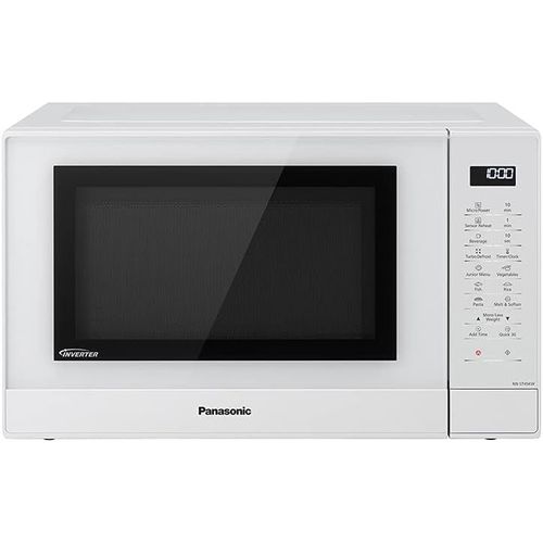 ChenQuanSarl-Nn-St45Kwepg Four À Micro-Ondes À Inverter Avec Plateau Tournant, 32 Litres, Acier Inoxydable, 1000 W, 21 Programmes Automatiques, 7 Niveaux De Puissance, Écran Lcd, Menu Junior, Blanc