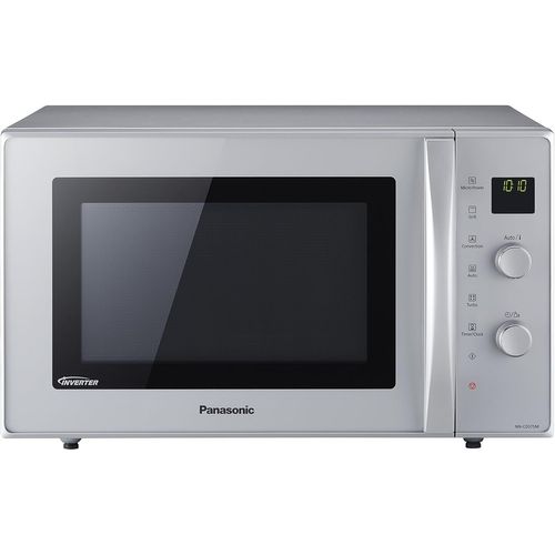 ChenQuanSarl-Nn-Cd575Mepg | Four 3 En 1 Combiné, 27L, Inverter, Chaleur Tournante À 100-220°C, Gril Quartz 1300W, Micro-Ondes 1000 W, Plat Crispy, Plateau Tournant 34 Cm, Argent ¿ Version Fr