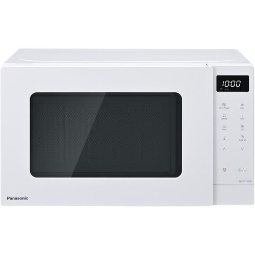 SUBZONAL-NN-ST21QWEPG Four Micro-Ondes Solo 20L avec Plateau en Verre, 800W, Décongélation Automatique, 11 Programmes Automatiques, Affichage LED, 5 Niveaux de Puissance, Minuterie Numérique, Blanc