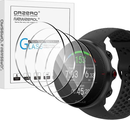 Kalanka-4 Pièces Compatible Pour Polar Vantage M / Vantage V Protecteur D'écran Anti-Balles Haute Définition En Verre Trempé Résistant Aux Rayures Sans Bulles Transparent Film De Protection