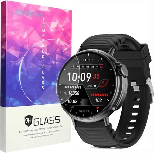 3 x Screen Protectors for AMZSA GT88 1.52 Inch Tempered Glass Screen Protector for AMZSA GT88 Watch (3 Packs)