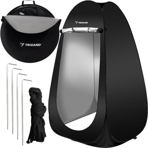 Letnerny-23492 Tente De Plage Mobile Avec Sac De Transport Étanche Opaque Pop Up Tente D'extérieur