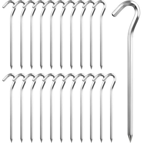 22 Pieces Camping Tent Pegs Tent Pegs Tent Pegs Tent Nails Tent Hooks 18 Cm Aluminium For Garden Camping Tents Travel