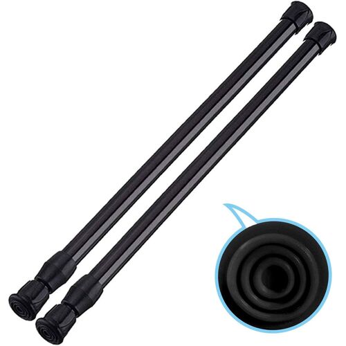 Lot De 2 Petites Tringles De Tension De 30,5 Cm À 20 Tringles À Rideaux De Fenêtre En Largeur Extensible Pour Ustensiles De Cuisine,Placard Et Armoire,S'adaptent Dans Les Espaces Pour Rester.[W105]