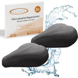 Lot De 2 Housses De Selle Vélo Imperméables-Protection Antipluie Résistante-Housse De Siège Hydrofuge Pour Vélo-Couleur : Noir