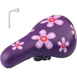 Selle De Vélo Pour Enfant-Siège De Vélo Extra Doux Et Imperméable Pour Garçon/Fille-Rembourrage Antidérapant,Large Coussin De Vélo Dual Shock Pour Vtt De 12 14 16 18 20 Pouces.[E188]
