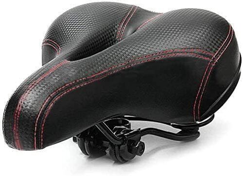 Selle De Vélo Confortable À Double Ressort Conçue Avec Mousse À Mémoire De Forme Respirante Et Douce.[E108]