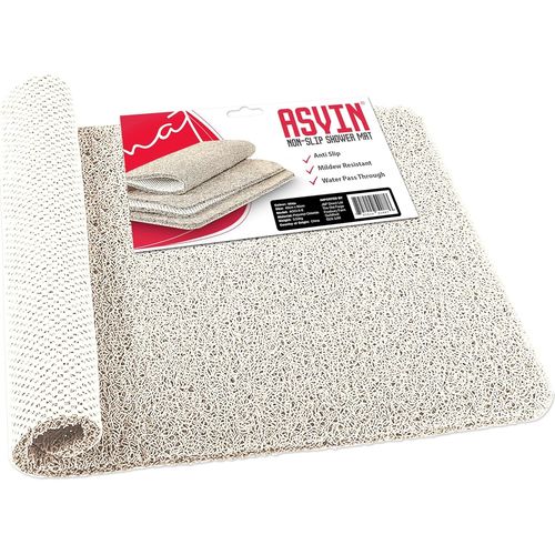 TIANYI-Tapis de bain et de douche texturé doux et antidérapant pour intérieur de douche et zones humides (40x60 cm, séchage rapide, antibactérien et résistant à la moisissure