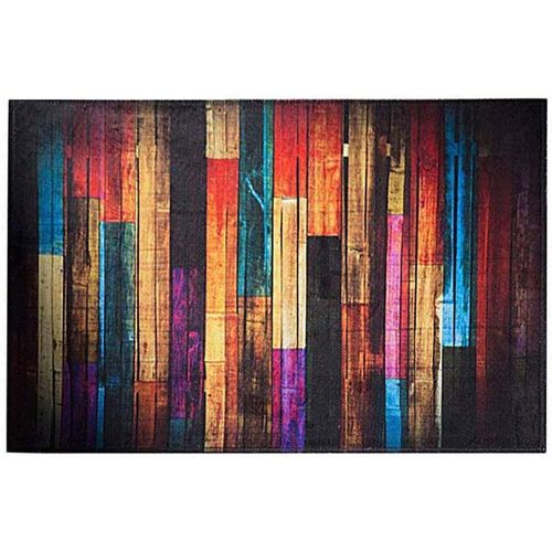 Tapis De Cuisine Antidérapant,Anti Dérapant Paillasson,Tapis De Cuisine Antidérapant À Séchage Rapide Tapis De Tapis De Salle De Bain (Rayures Colorées, 40 X 60 Cm)