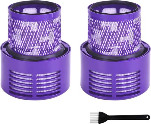 2 Pack Filtre Pour Dyson V10, Filtre De Remplacement Lavable Pour Aspirateur Dyson V10 Absolute Cyclone Serie Animal Total Clean Aspirateur Sv12 Remplacer Par # Dy-969082-01