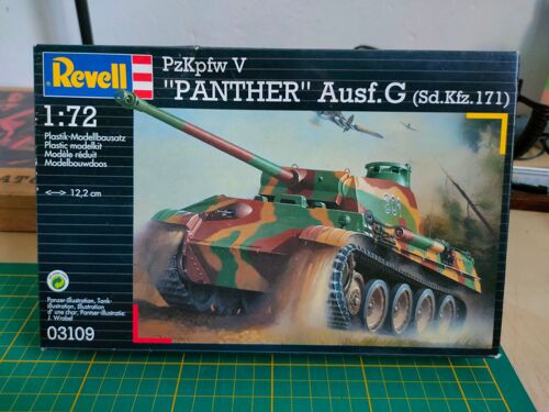 Maquette Char Revell 1/72 : Pz.Kpfw V Panther Ausf G ( Sd.Kfz 171 )-Revell