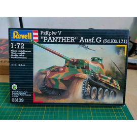 Maquette Char Revell 1/72 : Pz.Kpfw V Panther Ausf G ( Sd.Kfz 171 )-Revell