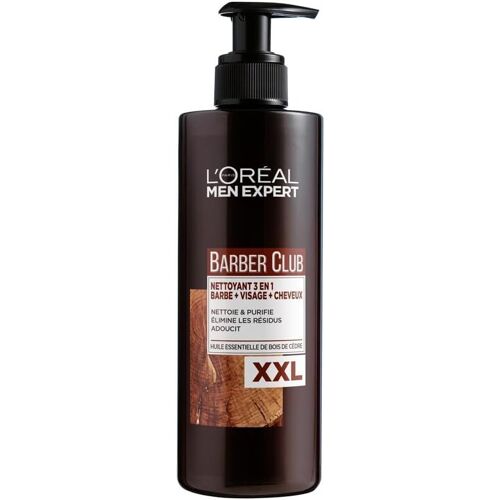 Barberclub Nettoyant 3-En-1 Barbe + Visage + Cheveux Format Xxl 400ml 