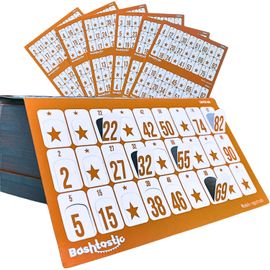 Carton Loto Troquelés-Cartons Loto Pour Le Jeu De Loto,Carte Loto S,Numérotés Et Différents Les Uns Des Autres Pour Le Loto Bingo. Marquez Les Numéros Avec Le Doigt